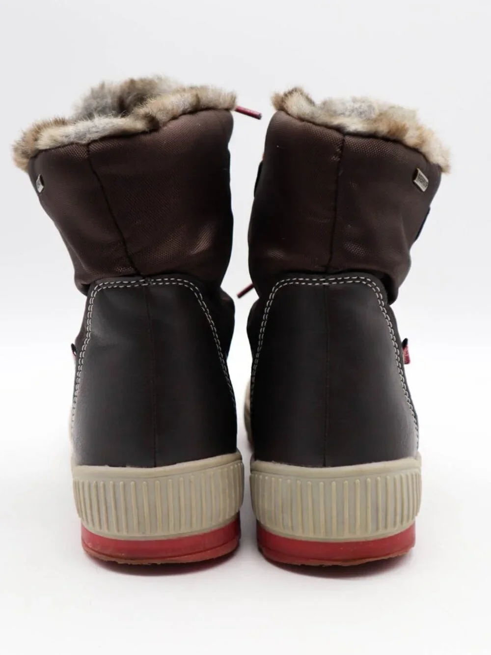 Skechers Woodland Winter Snow Boots Women’s Sz 7 Brown Waterproof Faux Fur Lined